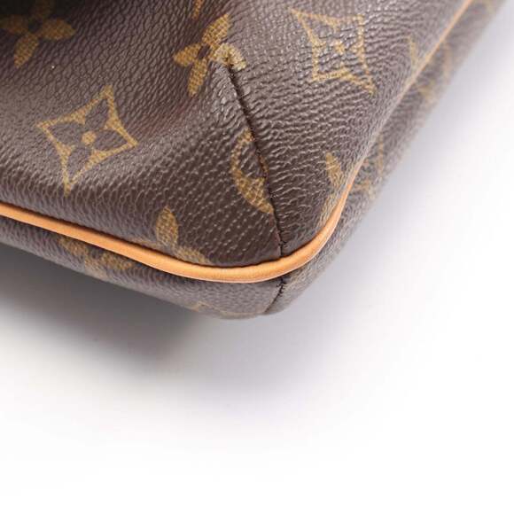 LOUIS VUITTON Brown Monogram Leather Shoulder Bag